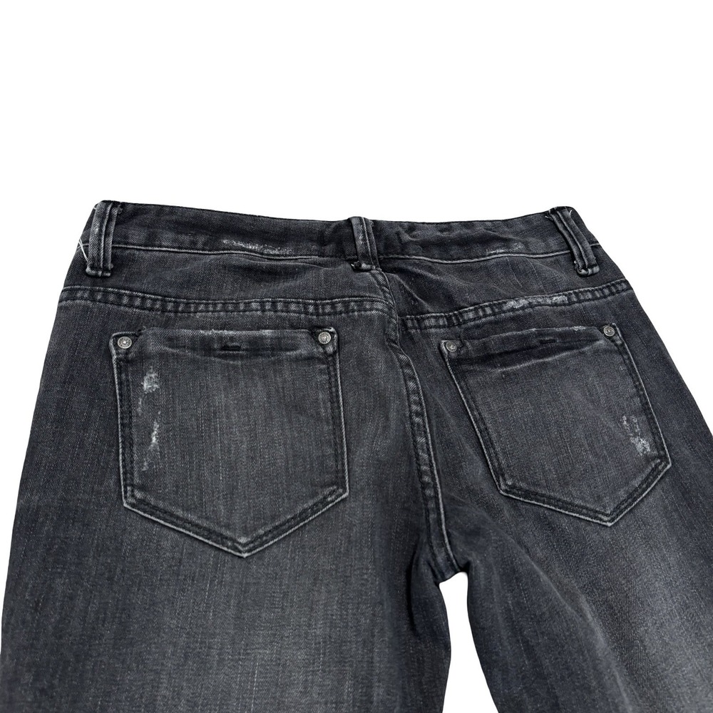 Free People Women's Skinny Raw Hem Distressed Grunge Jeans Gray Size 26x25 - Picture 5 of 7